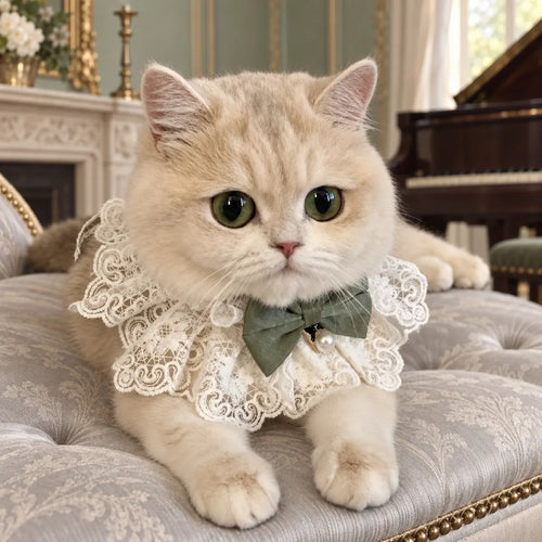 Pawlorette Cute Lace Bowknot Pet Collar