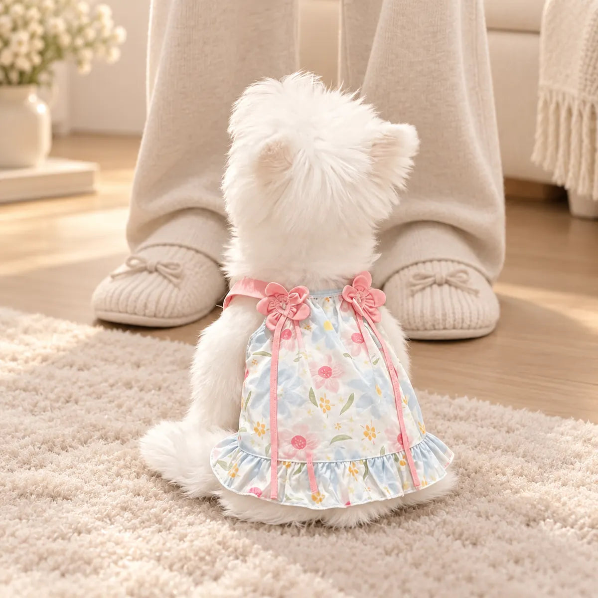 Pawlorette Floral Camisole Summer Dog Dress