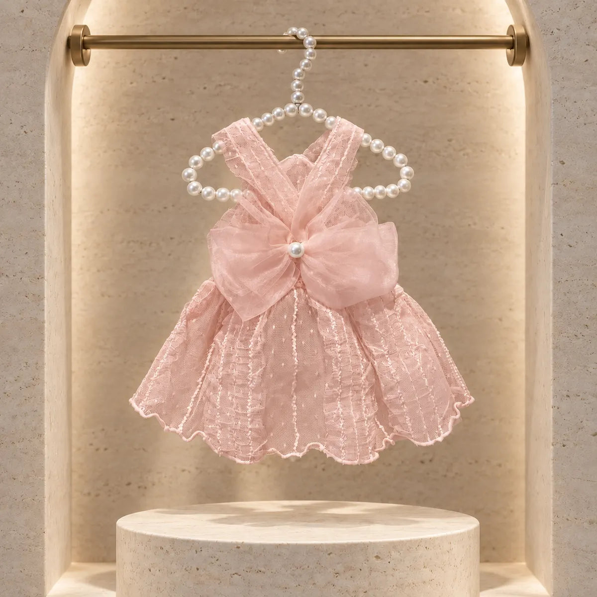 Pawlorette Princess Tulle Pet Wedding Dress