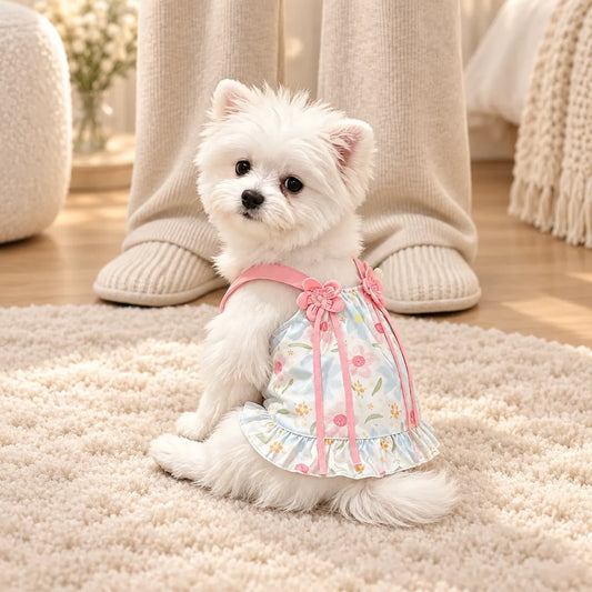 Pawlorette Floral Camisole Summer Dog Dress