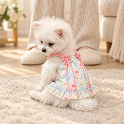 Pawlorette Floral Camisole Summer Dog Dress